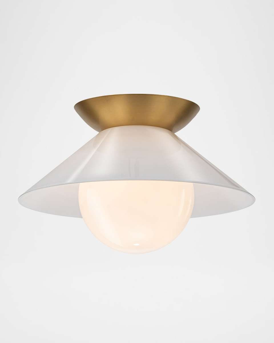 Saucer 14" Flush Mount
